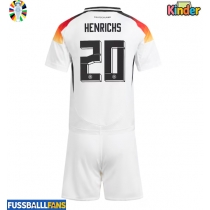 Deutschland Benjamin Henrichs #20 Heimtrikotsatz Kinder EM 2024 Kurzarm (+ Kurze Hosen)